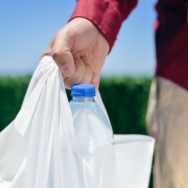 plastic grocery bag / Aquarimage, Shutterstock