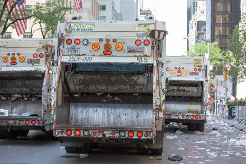 garbage truck / Andrea Izzotti, Shutterstock