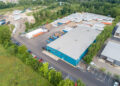Aerial view of Schupan's electronics recycling facility.
