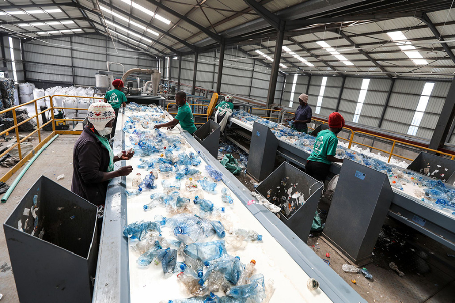 African PET processors retool their recycling lines