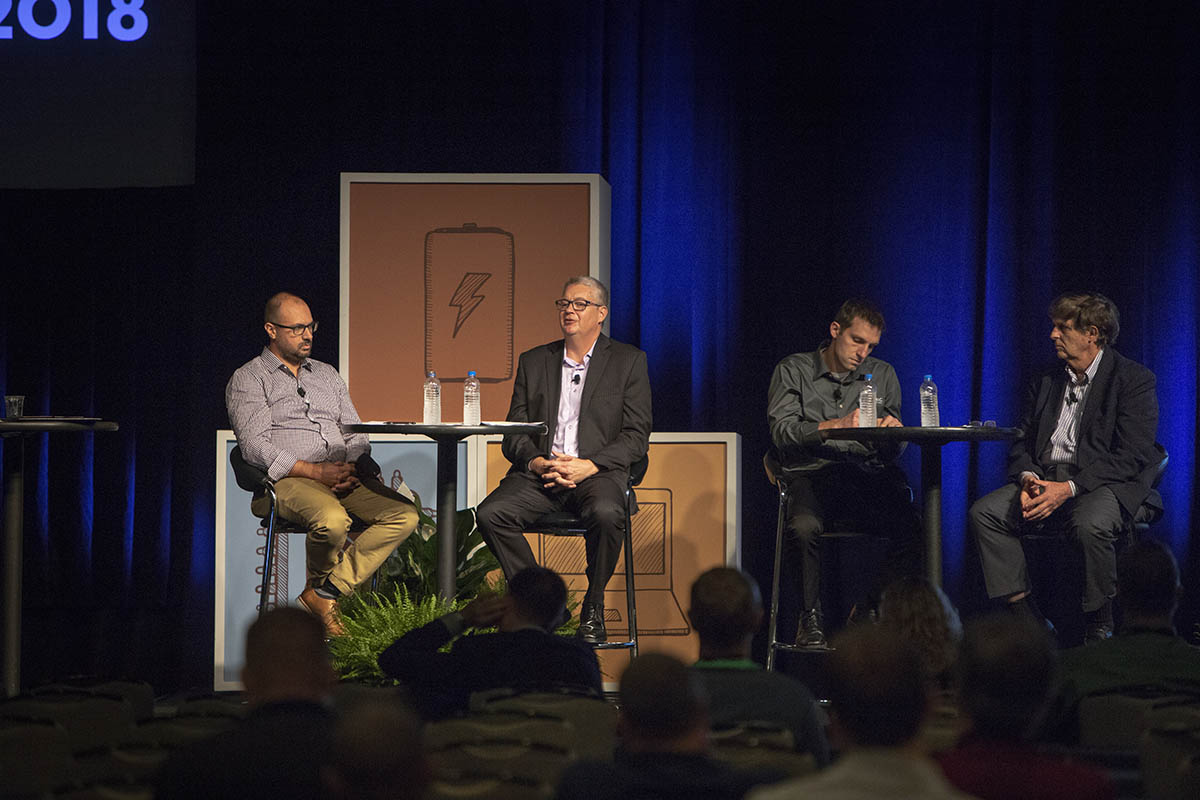 Panel of speakers at the 2018 E-Scrap Conference.