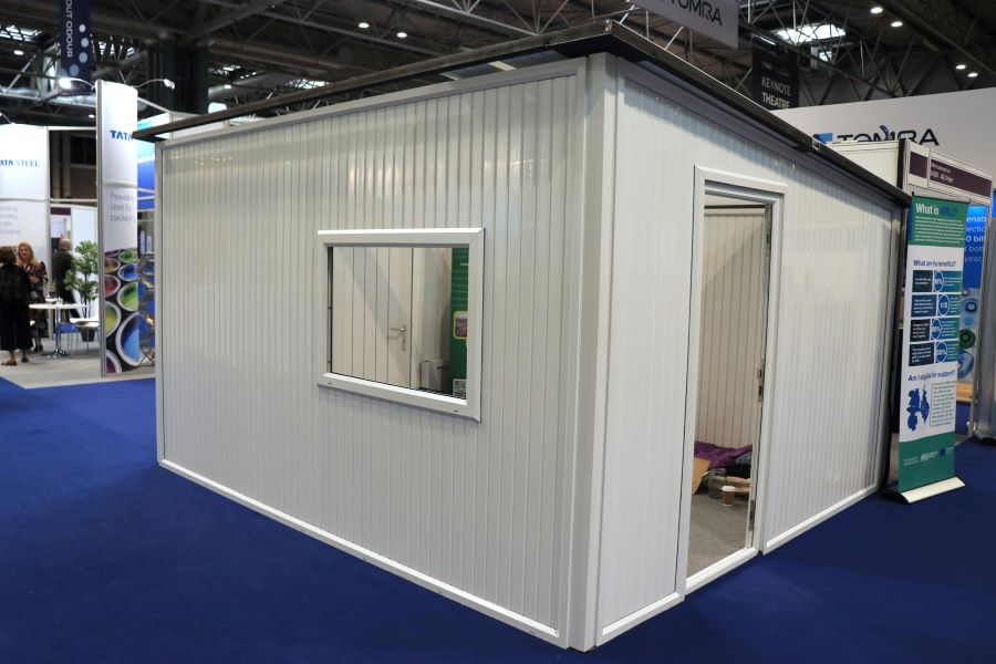 UK university uses recycled plastic to create shelters