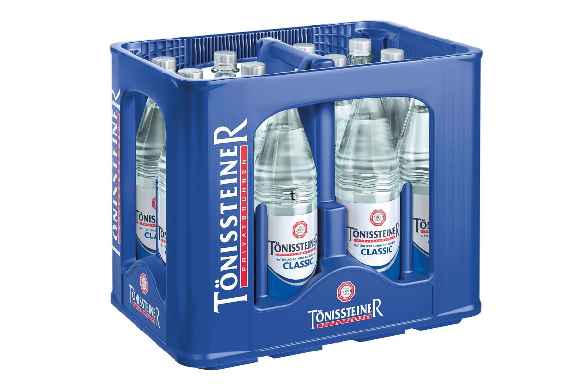 Reusable 1-liter water bottle hits shelves in Germany