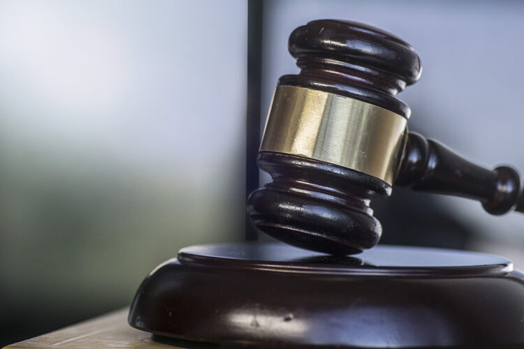 Closeup of a court gavel.