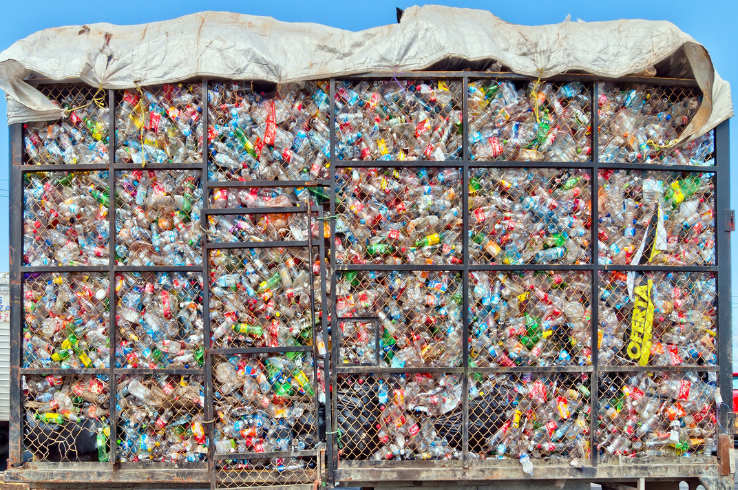 PET container recycling rate falls slightly