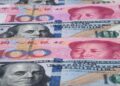 Currency from U.S. and China.