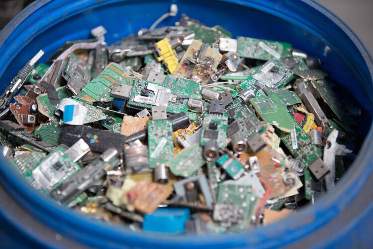 e-scrap for recycling