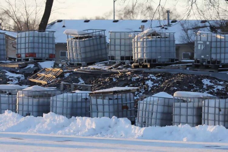 CRT materials at the former Recycletronics facility