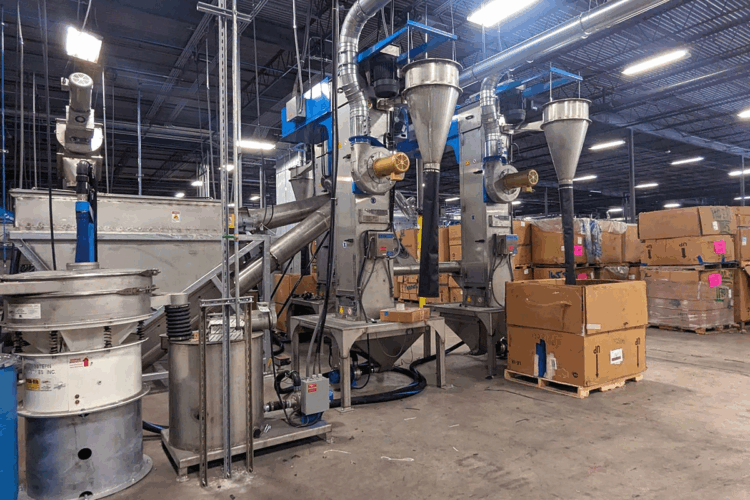 Texas e-scrap company installs e-plastics system