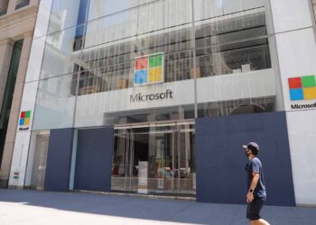 Microsoft store exterior.