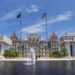 New York capitol building in Albany.