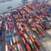 Cargo containers at a port in New Jersey.