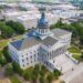South Carolina's state capitol building seen from above.