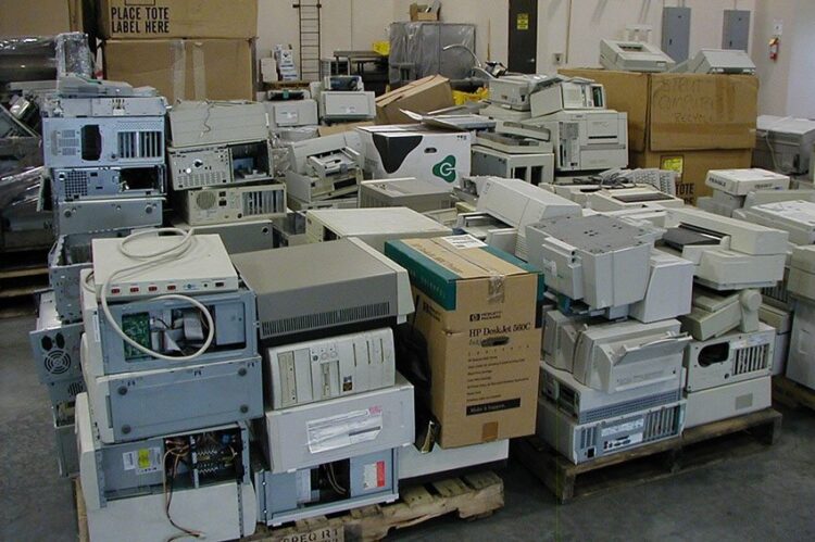 US e-scrap recycling rate declines