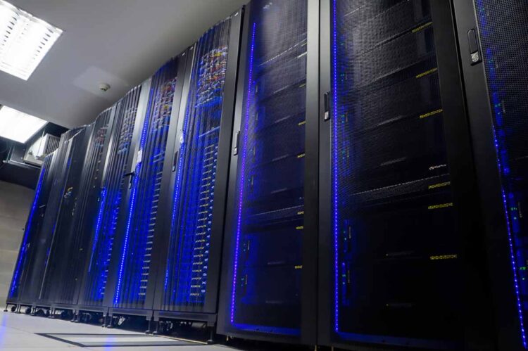 Data center server room
