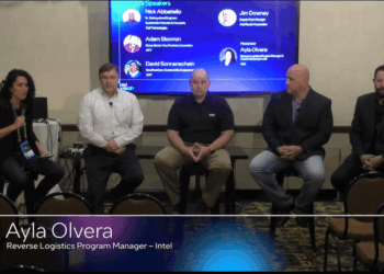 Screenshot of Intel Vision session.