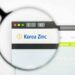 Korea Zinc logo under magnifying glass