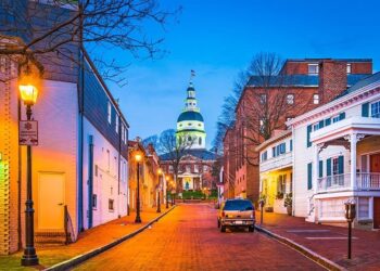 Maryland statehouse in Annapolis