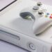 XBox gaming console with controller.