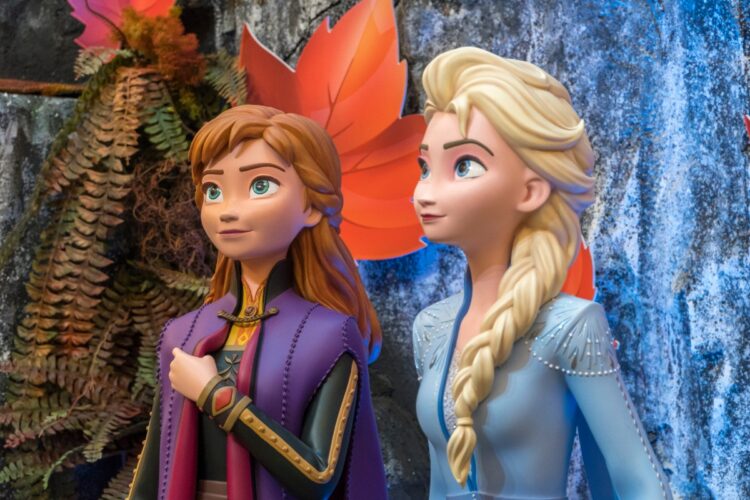 Disney princesses Anna and Elsa