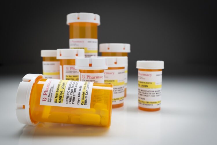 Prescription drug bottles