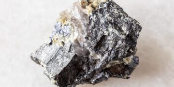 Wolframite ore, the primary ore of tungsten from Altai, Russia